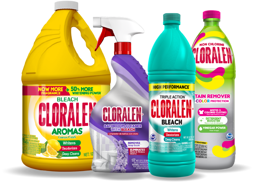Be A Lean, Mean Cleaning Machine - Cloralen Aromas Bleach, Lemon Fresh - 121 Fl Oz (1027x786), Png Download