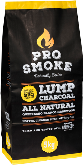 Pro Smoke Lump Charcoal 5kg Bgalcha5 - Pro Smoke Charcoal Briquettes 4kg (1130x733), Png Download