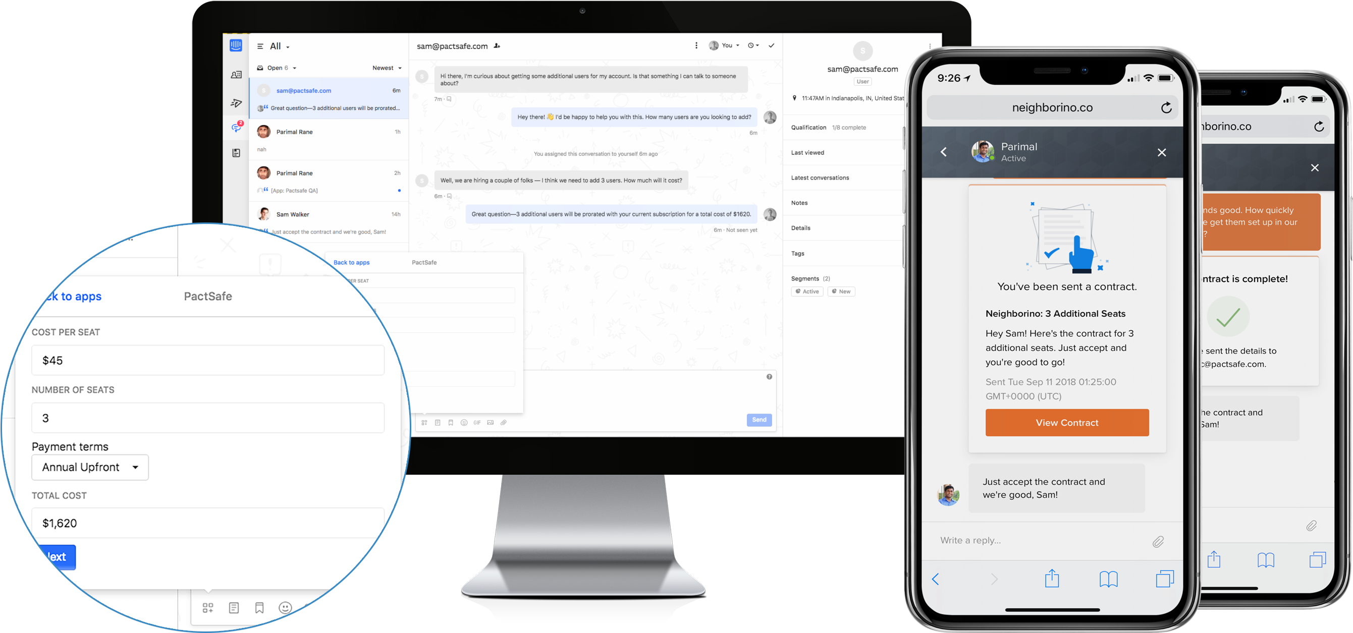Chat To Sign Intercom - Online Chat (2733x1328), Png Download