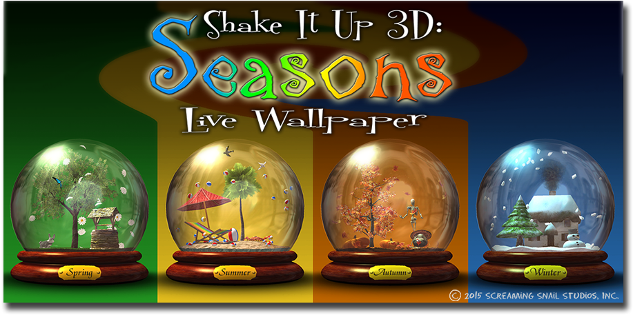 App] [live Wallpaper] Shake It Up 3d - Spring (1024x500), Png Download