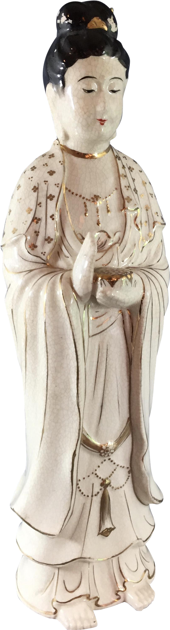 Japanese Porcelain Bosatsu Or Bodhisattva Figurine - Figurine (2048x2048), Png Download