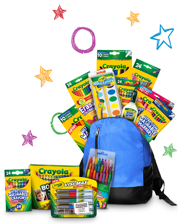 Back To School Crayola (960x792), Png Download