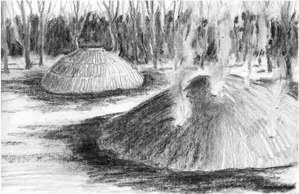 Png Black And White Stock Drawing Woods Charcoal - Drawing (902x384), Png Download