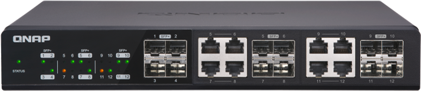 327 1520841112 Qsw 1208 8c Frontcropped - Best 10gb Switch Home (1400x788), Png Download