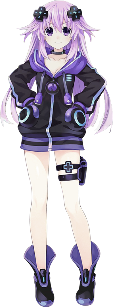 Neptune - Hyperdimension Neptunia Tied Up (510x1080), Png Download