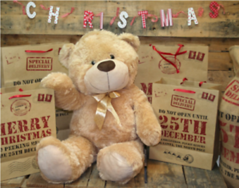 New Arrival Extra Large 80cm Super Cuddly Plush Giant - Hanging Tag Assorted Design 10 X 17cm - Christmas (800x785), Png Download