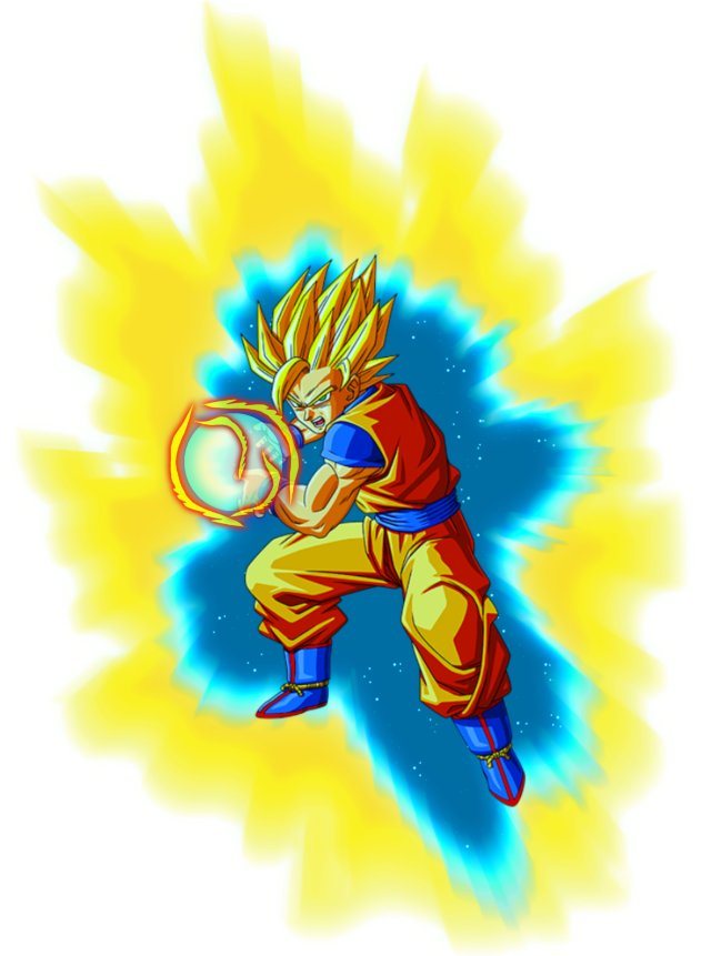 Goku Ssj Rage Aura By Alphagreywind-dauxm4q - Super Saiyan (930x860), Png Download