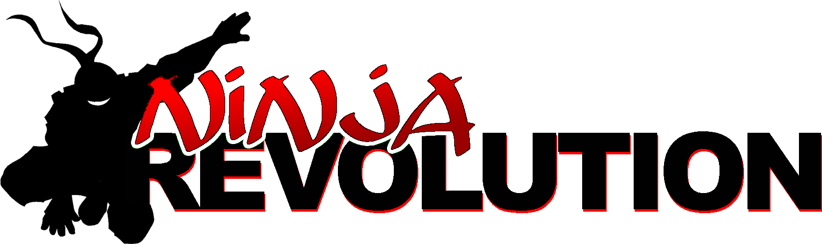 Ninja Revolution - Jumping (1800x800), Png Download