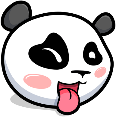 The Chichi Panda Sticker Pack By Cute Panda Town Messages - Giant Panda (618x618), Png Download