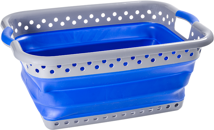 Fold-away Laundry Basket - Recycling Bin (1024x678), Png Download