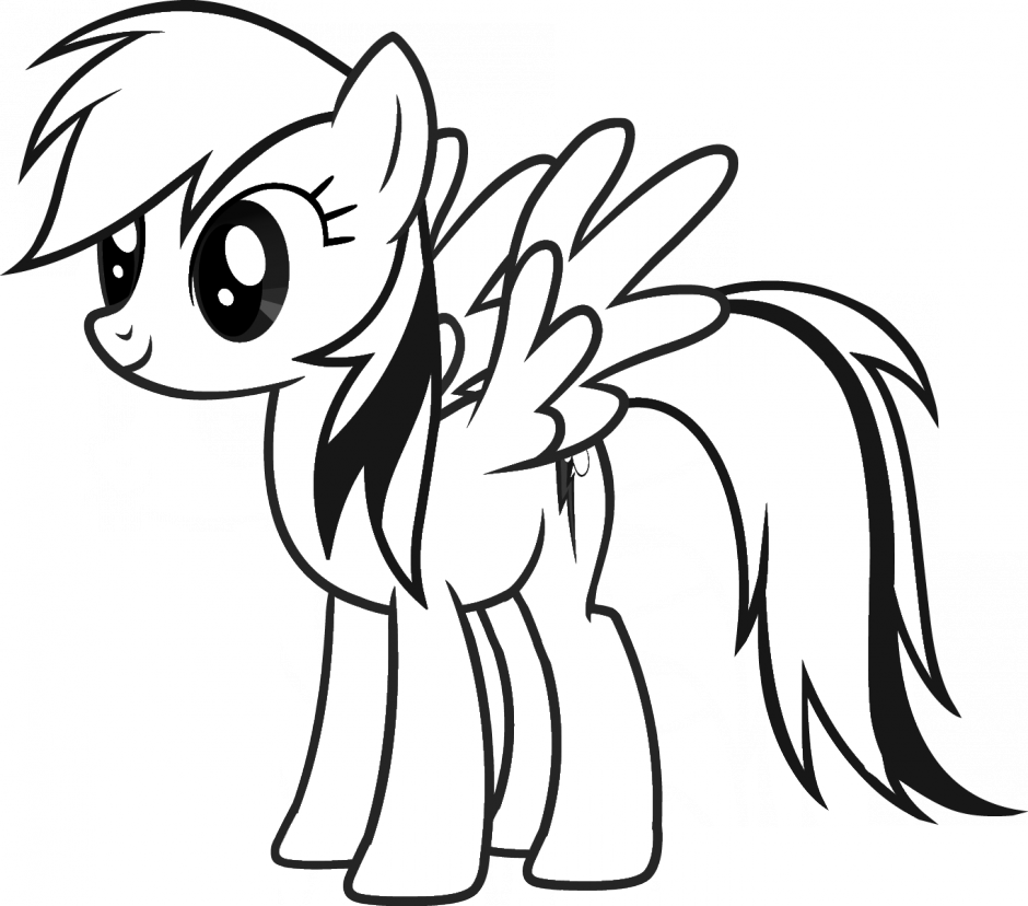 My - Colorir My Little Pony (940x828), Png Download