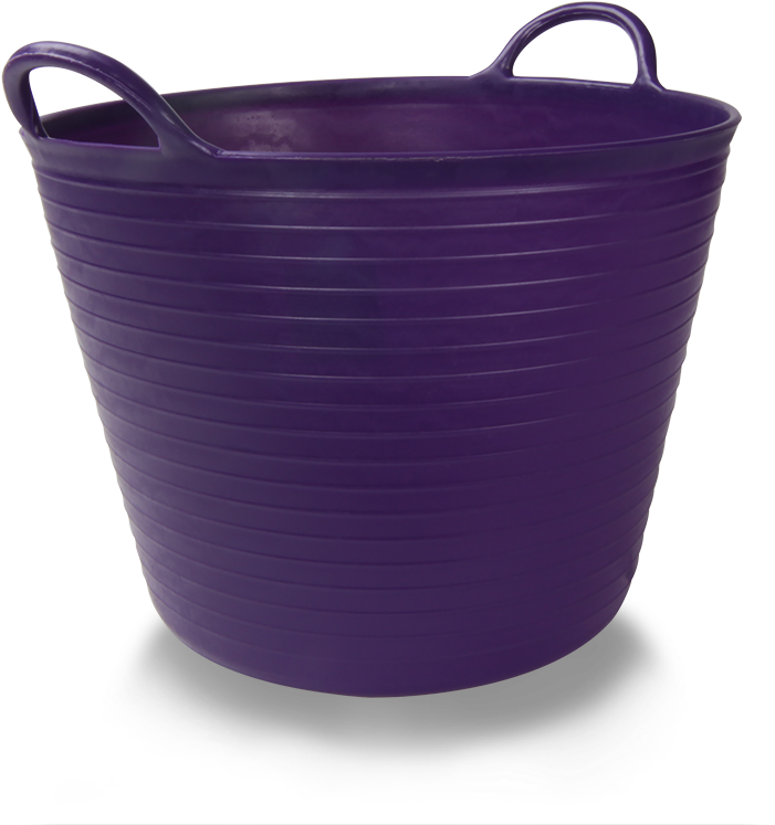 Plastic Basket “flextub” 25l Archivos - Capazo Plástico Violeta | 55-litros - Rubi (900x900), Png Download
