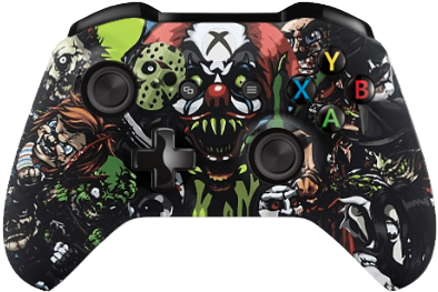 Controller Choice Black - Custom Controllers Uk Scare Bomb Edition (852x385), Png Download