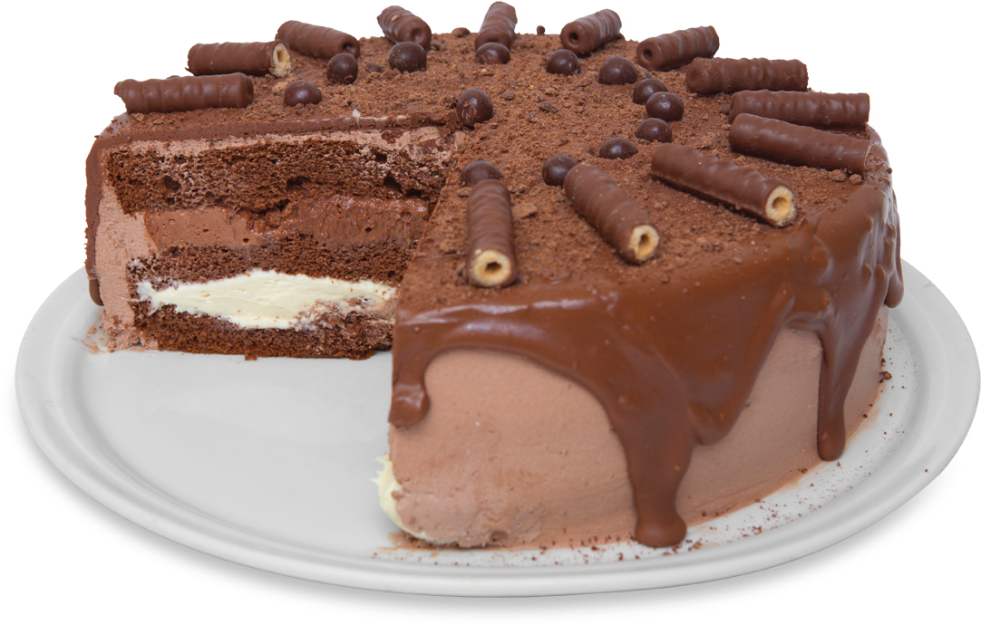 Torta Ninho Com Nutella - Chocolate Cake (1300x1300), Png Download
