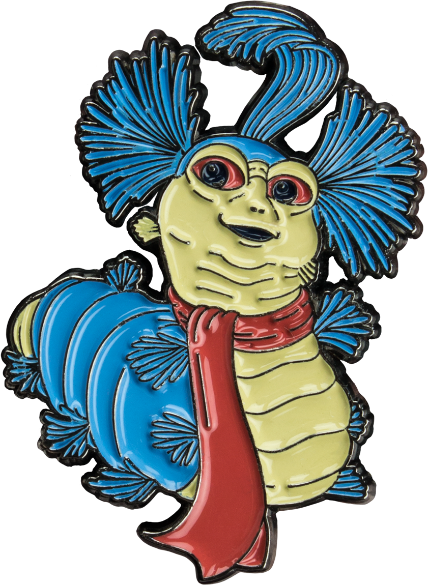 The Worm Enamel Pin - The Worm (841x1150), Png Download