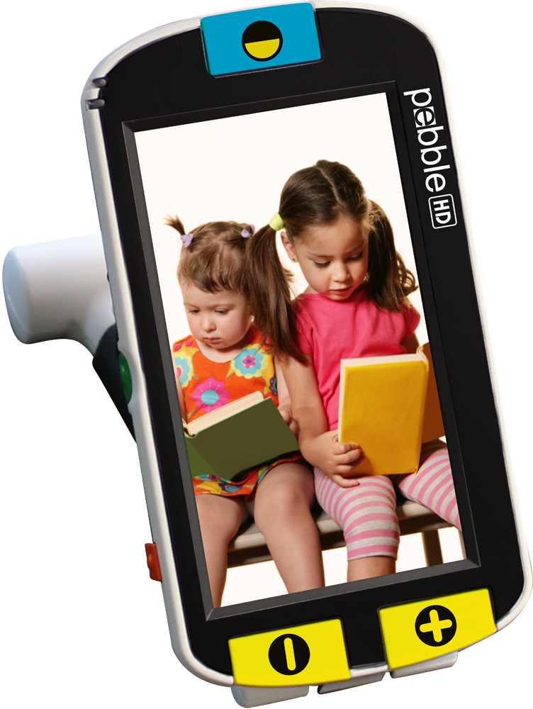 Pebble Hd Portable Electronic Magnifier - Want My Child's Success In School (752x1000), Png Download