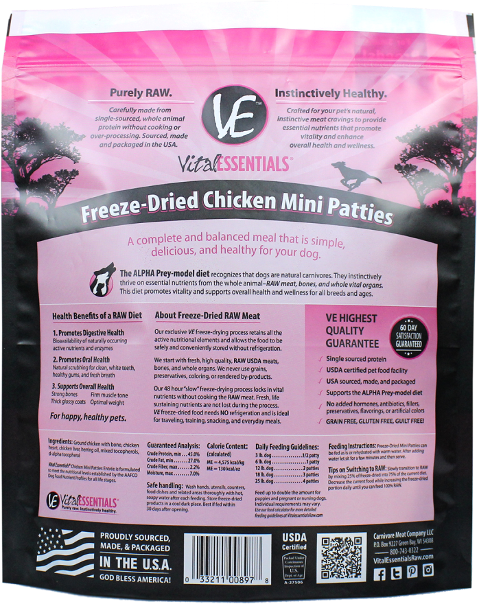 vital essentials mini nibs