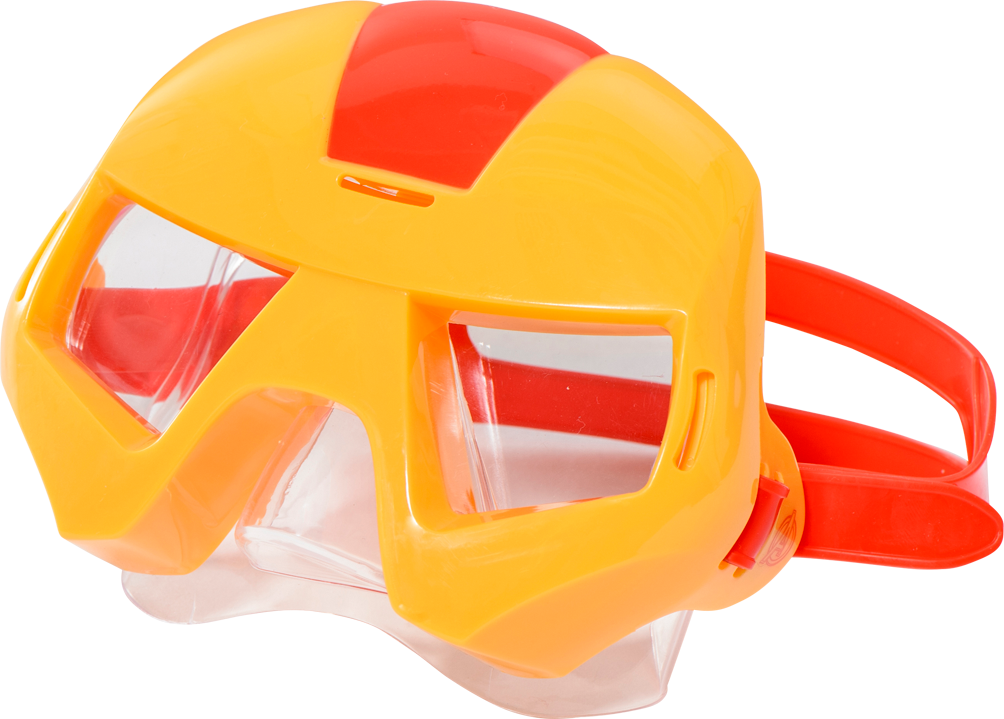 Iron Man Character Swim Mask, , Large - Eolo Marvel Swim Mask Ironman (1004x719), Png Download