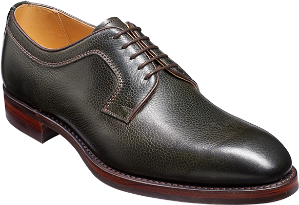 Skye Olive Green Grain - Barker Skye - Olive Green Grain - F - Medium - 8 (940x450), Png Download