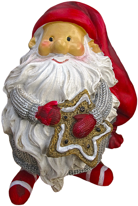 Imp, Christmas Elves, Santa Claus, Ceramic, Figure - Christmas Gnomes Png (492x720), Png Download