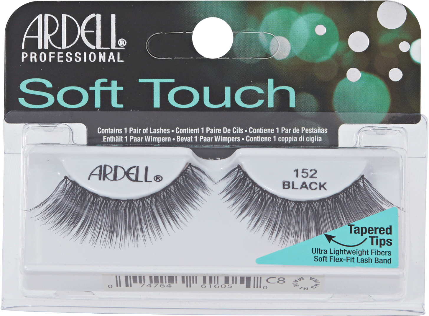 #152 Soft Touch Black Lashes By Ardell - Ardell Soft Touch 156 (1500x1500), Png Download