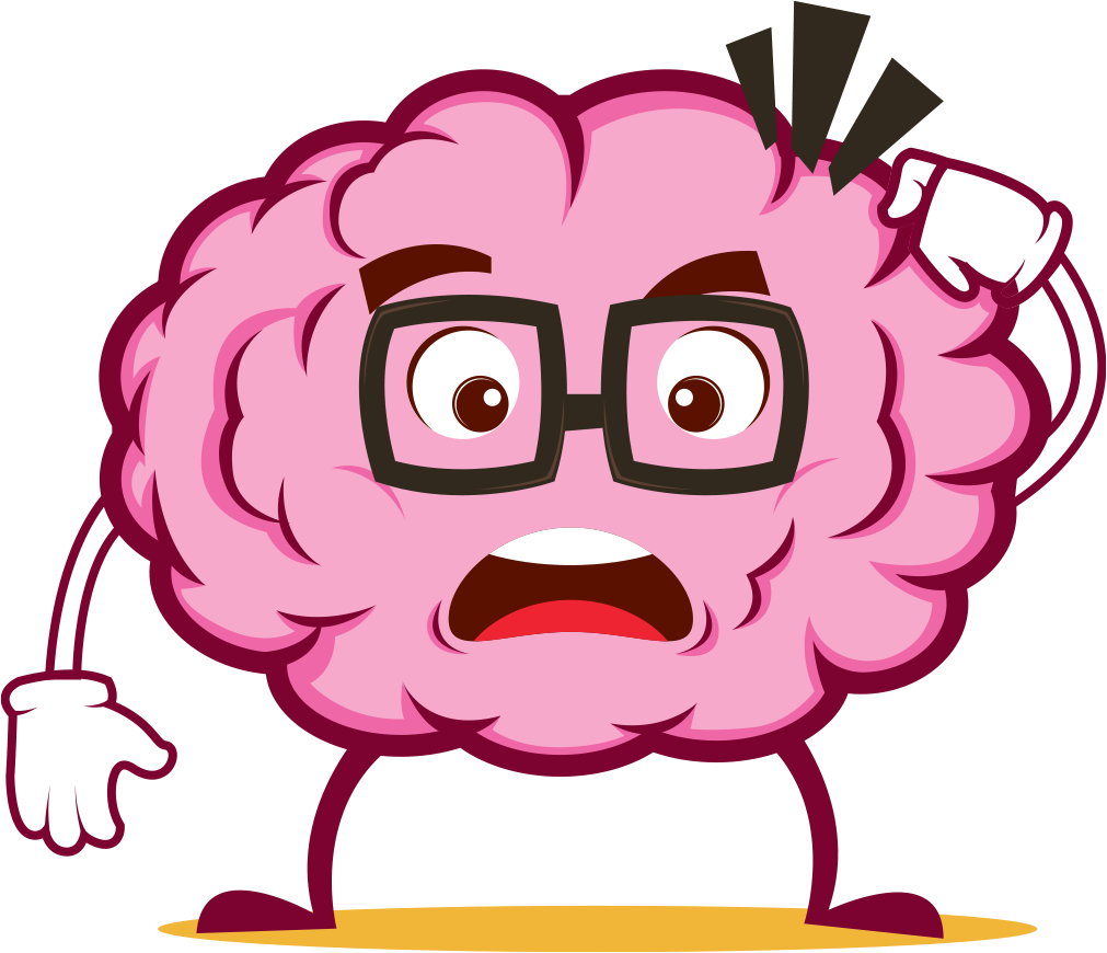 Previous - Brain Emoji (1011x870), Png Download
