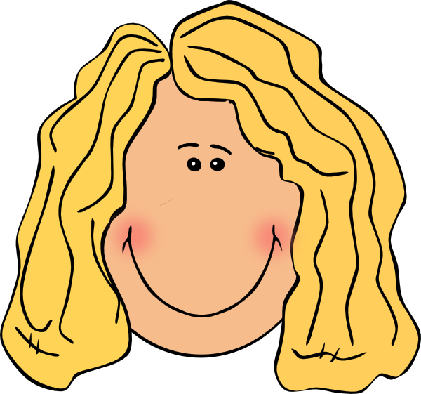 Free Download Fair Hair Png Clipart Blond Clip Art - Fair Hair Clipart (600x561), Png Download