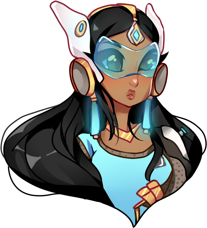 Symmetra Overwatch Overwatchsymmetra - Cute Symmetra Art (691x760), Png Download