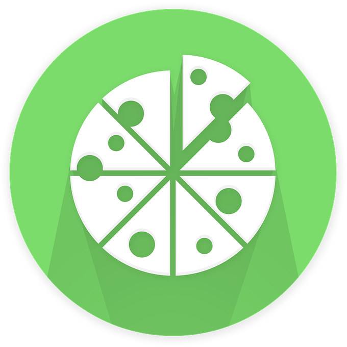 Pizza, Pizza Icon, Pizza Slice, Slice Of Pizza, Emblem - Pick Up After Your Dog (720x720), Png Download