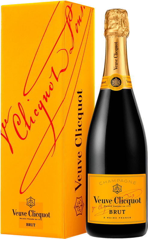 Champagne Veuve Clicquot Yellow Label Brut Nv - Veuve Clicquot (513x800), Png Download