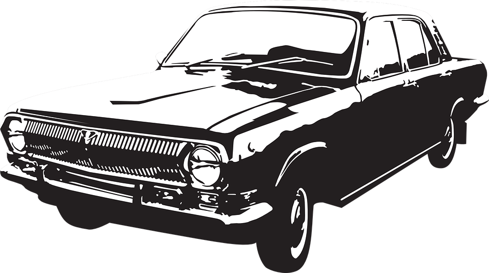 Volga, Gaz 24, Soviet Automobiles, Retro - Газ 24 Вектор (960x536), Png Download