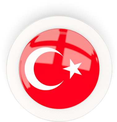 Illustration Of Flag Of Turkey - Circle (640x480), Png Download