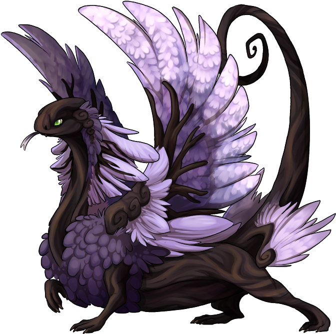 Wisteria Tree Skin - Dragon (750x750), Png Download