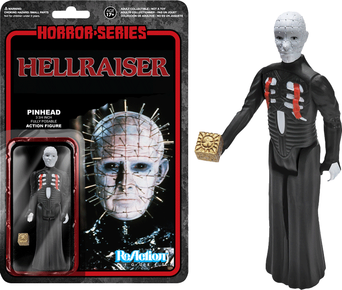 Fun4134 Horror Pin Head Reaction Glam - Hellraiser Action Figure (700x594), Png Download