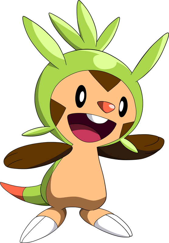 Pokemon Shiny-chespin Is A Fictional Character Of Humans - Pokemon Chespin Png (556x800), Png Download