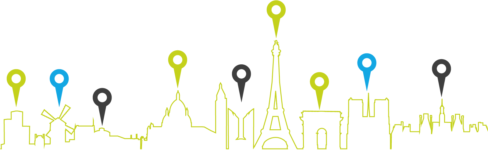 Paris (1600x558), Png Download