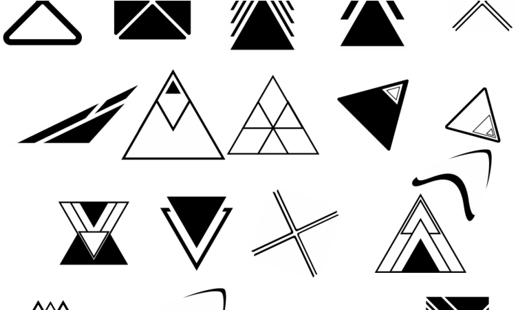 Shades Of Triangles - Triangle (800x450), Png Download