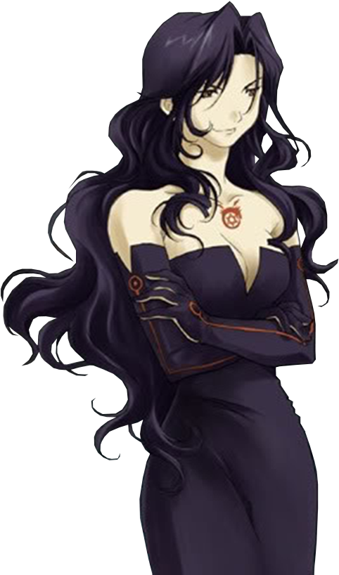 Scar, Roy Mustang, And Lust - Lust Fullmetal Alchemist Render (581x874), Png Download