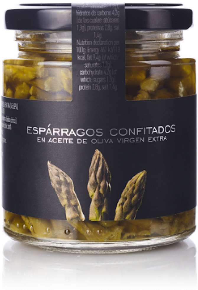 Espárragos Confitados En Aceite De Oliva Virgen Extra (1000x1000), Png Download