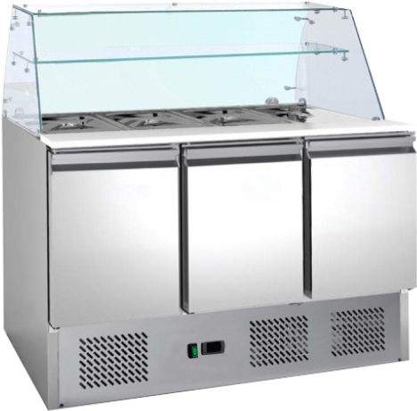 Koji Nonstick Waffle Maker - Saladette Réfrigérée 3 Portes - Pare-haleine (600x600), Png Download