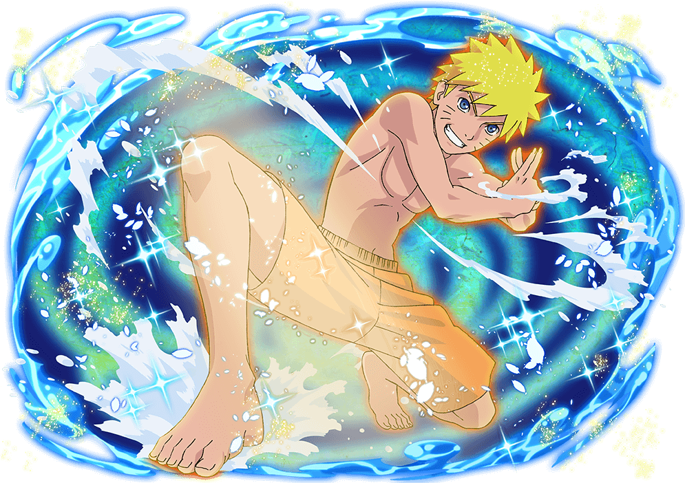 Naruto Blazing Naruto Swimsuit (1000x748), Png Download