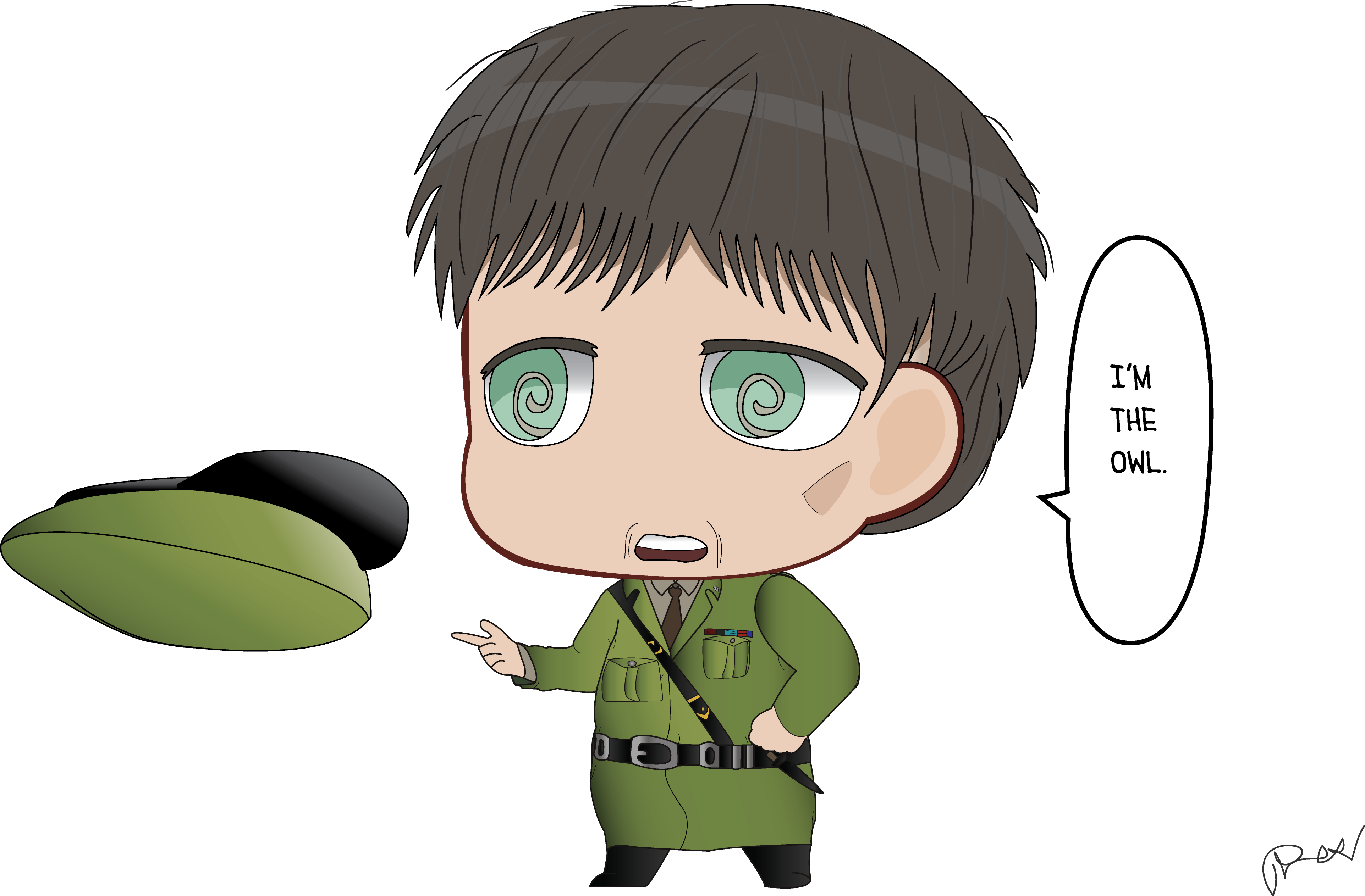 Coolest Dude, 10/10 Chibi Model - Cartoon (3847x2527), Png Download