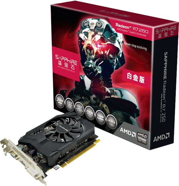 Sapphire Trixx - Sapphire Amd 250x Oc (577x600), Png Download