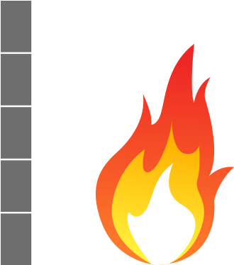 Fire Protection - Fire Place Block Cad (800x500), Png Download