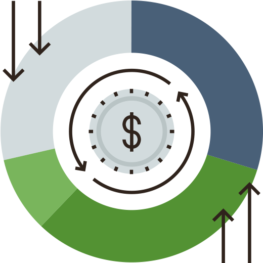 Investments - Profit Sharing Icon Png (600x600), Png Download