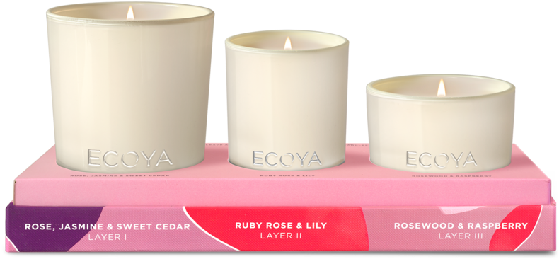 Ecoya Rose Trio Gift Set (1024x1024), Png Download