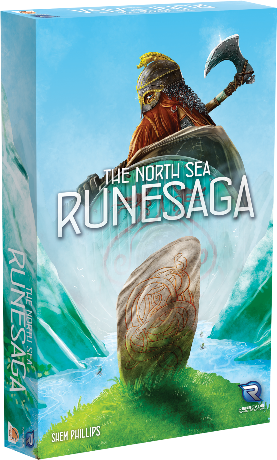 Runesagans 3dbox Rgb - North Sea Runesaga Expansion (1000x1608), Png Download