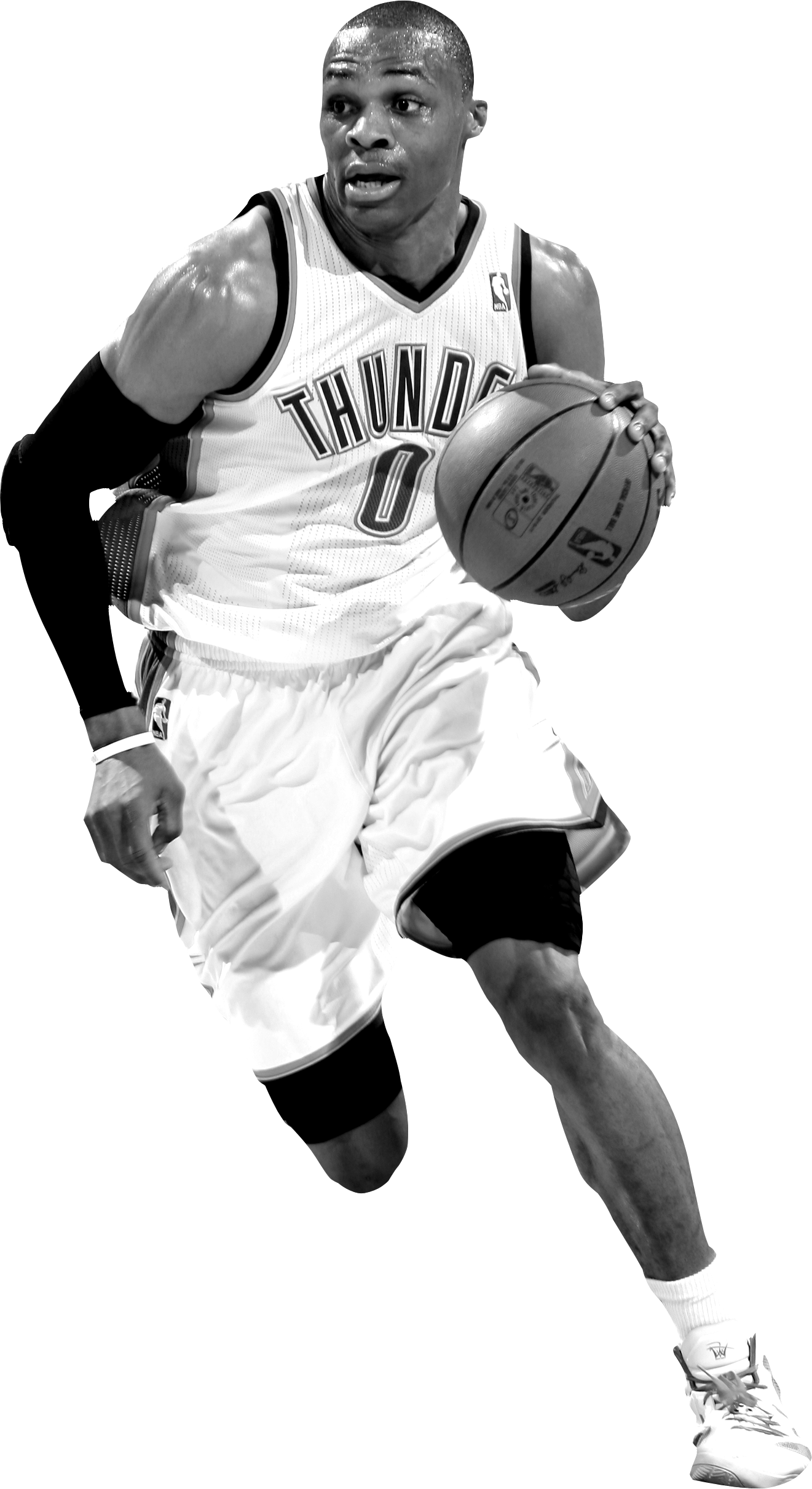 Long Scrolling Experience That Leverages Subtle Animations, - Russell Westbrook On White Background (1321x2422), Png Download