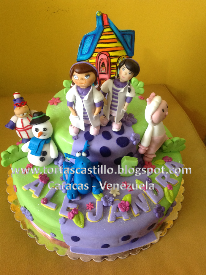 Torta Y Gelatina Doctora Juguetes Y Amigos (1068x930), Png Download