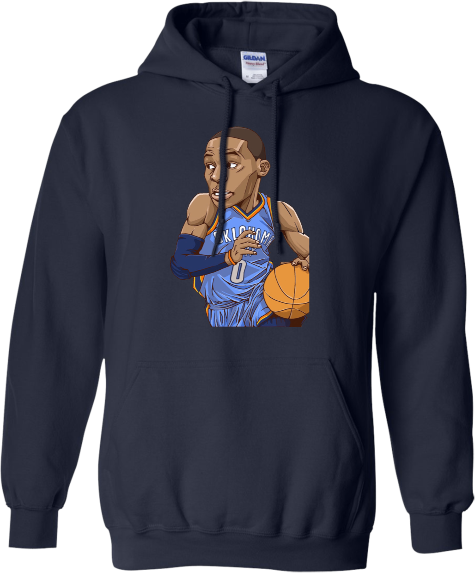 Russell Westbrook Hoodie - Bendy And The Ink Machine Tee (1155x1155), Png Download
